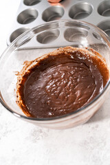 Chocolate strawberry cupcakes