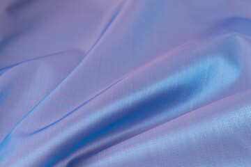 Texture of blue chameleon bathroom curtain, horizontal © Марина Максимова