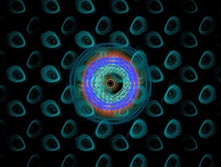 Imaginatory fractal abstract background Image