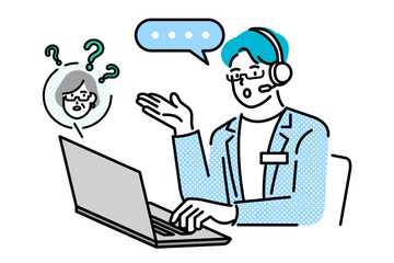 man call center agent