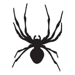Spider Vector Silhouette Clipart