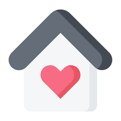 Baby Home Flat Icon