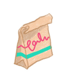 bag with heart