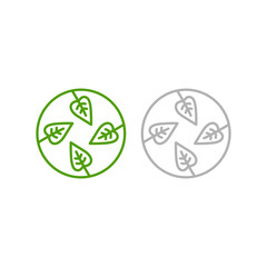 NATURAL BIO ECO FARM FRESH PRODUCT SIGN SYMBOL LOGO ISOLATED ON WHITE
