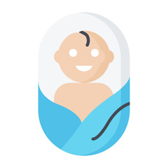 Baby Flat Icon