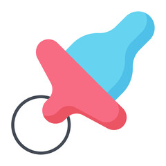Pacifier Flat Icon