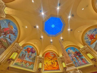 Fototapeta na wymiar interior of the church of the holy sepulchre Tokyo, Disneysea, travel