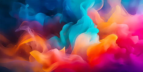 Rainbow colors moke background image