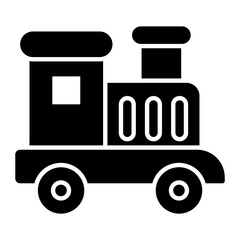 Train Glyph Icon