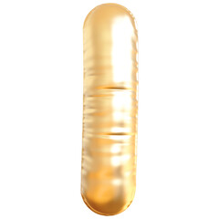 Balloon Letter I Gold