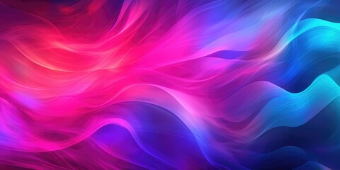 Obraz premium Rainbow multicolored background, in the style of dark pink and dark aquamarine, luminescent color scheme, dark purple and light blue, dark purple and light cyan, created with generative ai