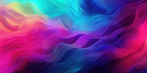 Obraz premium Rainbow multicolored background, in the style of dark pink and dark aquamarine, luminescent color scheme, dark purple and light blue, dark purple and light cyan, created with generative ai
