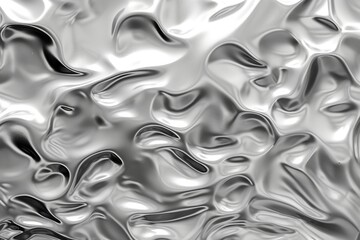 Dented Aluminum Metal Background Texture created with Generative AI technology