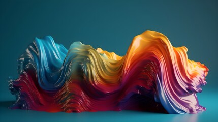 Radiant colorful trails, dynamic desktop background