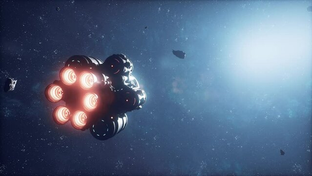 alien military craft is making its way towards our planet with the purpose to invade