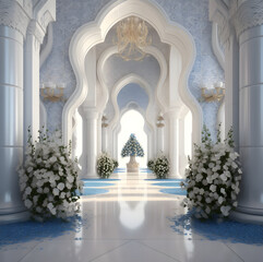 Blue Royal Palace - AI generated 