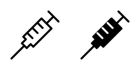 Syringe icon template