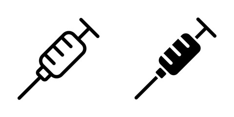 Syringe icon template
