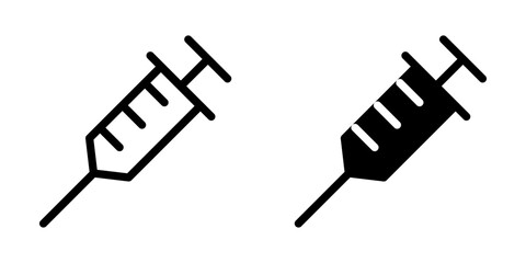Syringe icon template