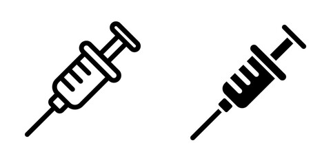 Syringe icon template