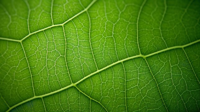 Natural Green Leaf Texture