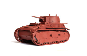 Scale model of old vehicle