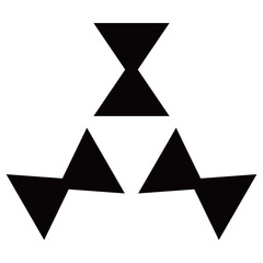 家紋です。三つ輪鼓（りゅうご）といいます。