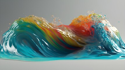 Bursting with vibrance, colorful desktop wallpaper