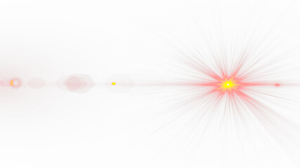 Red bright flash sparkles