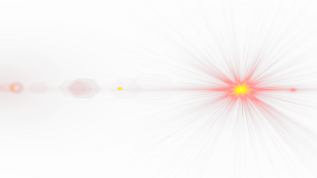 Red bright flash sparkles