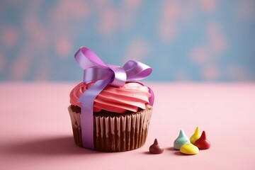Party souvenir cupcakes. Generative AI