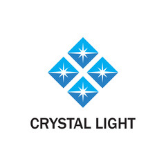 Fototapeta premium crystal logo