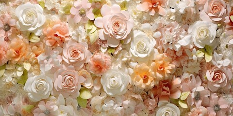 Natural elegance. Pink flower background for weddings and celebrations. romantic blossoms. Roses as symbol of love and luxury