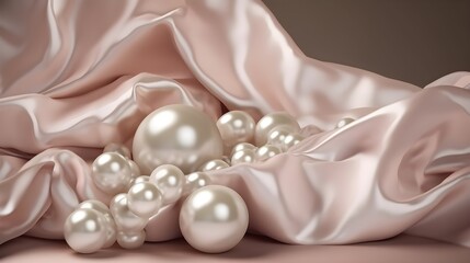 Fototapeta na wymiar Pearlescent silk illumination, shimmering foil background