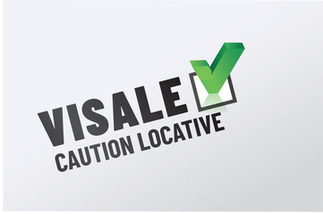 VISALE - Caution locative du locataire  en France