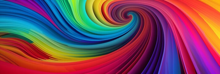 abstract rainbow background - abstract background with rainbow, background with vibrant colors, Generative AI