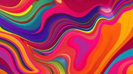 background with vibrant colors, abstract background with lines, abstract colorful background, Generative AI