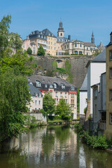 Fototapeta premium Luxembourg Stadt an einem Sommertag