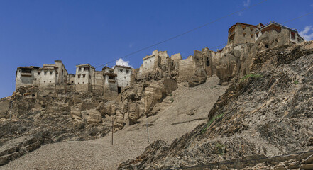 Fototapeta premium Lamayuru - one of the early monasteries of Ladakh, located in the valley of the upper Indus