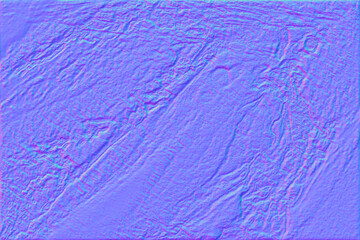 Rock background in normal map. 3d illustration