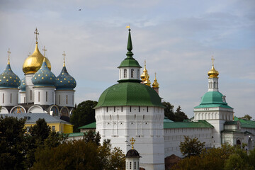 Fototapeta na wymiar Trinity Sergius Lavra, Sergiev Posad, Russia. 