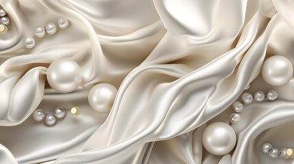 A breathtaking ımage of a luxury pearl background