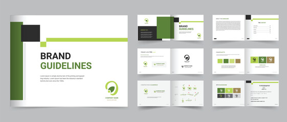 Brand Guidelines, professional Brand Guidelines template