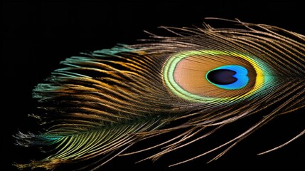 Obraz premium Elegant Peacock Feather Design