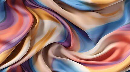 Smooth Silk Fabric Elegant Flow