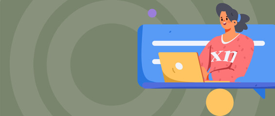 Communicate with consultants flat vector character concept operation hand drawn illustration
