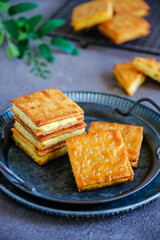 gabin tape is fried cookies filled mash fermented cassava