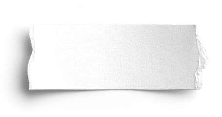 Paper Card Strip Torn