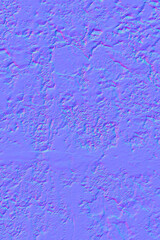Peeling wall background in normal map