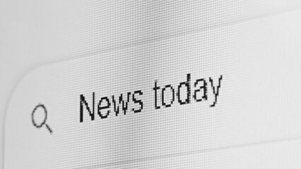 New York, USA - 31.05.2023: Search by in the Google search bar. Editorial.